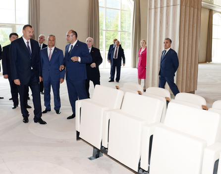 President Ilham Aliyev opens Heydar Aliyev Congress Center in Gabala (PHOTO)
