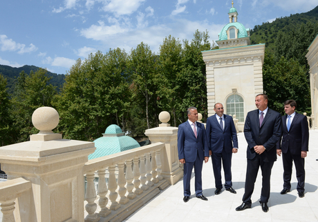 President Ilham Aliyev opens Heydar Aliyev Congress Center in Gabala (PHOTO)