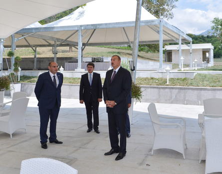 President Ilham Aliyev opens Heydar Aliyev Congress Center in Gabala (PHOTO)