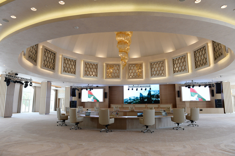 President Ilham Aliyev opens Heydar Aliyev Congress Center in Gabala (PHOTO)