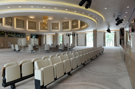 President Ilham Aliyev opens Heydar Aliyev Congress Center in Gabala (PHOTO)