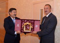 Azerbaijani, Turkish and Kyrgyz presidents attend concert in Gabala (PHOTO)