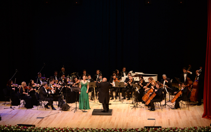 Azerbaijani, Turkish and Kyrgyz presidents attend concert in Gabala (PHOTO)