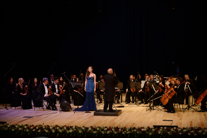 Azerbaijani, Turkish and Kyrgyz presidents attend concert in Gabala (PHOTO)