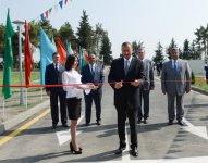 Azerbaijani President opens Gakh Olympic Sports Complex (PHOTO)
