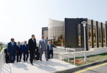Azerbaijani President opens Gakh Olympic Sports Complex (PHOTO)