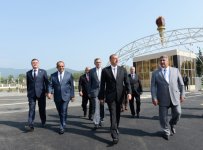 Azerbaijani President opens Gakh Olympic Sports Complex (PHOTO)
