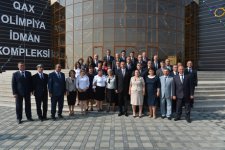 Azerbaijani President opens Gakh Olympic Sports Complex (PHOTO)
