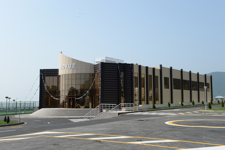 Azerbaijani President opens Gakh Olympic Sports Complex (PHOTO)