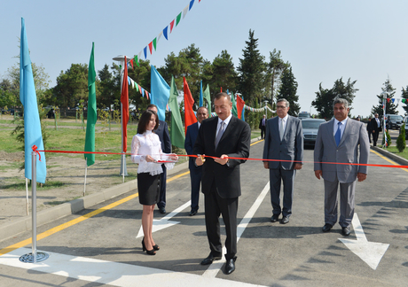 Azerbaijani President opens Gakh Olympic Sports Complex (PHOTO)