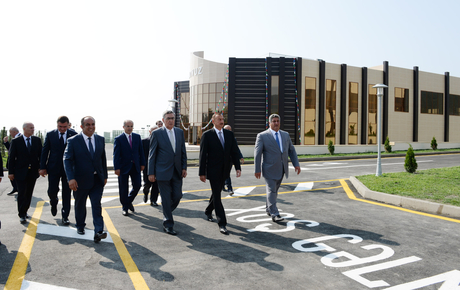 Azerbaijani President opens Gakh Olympic Sports Complex (PHOTO)