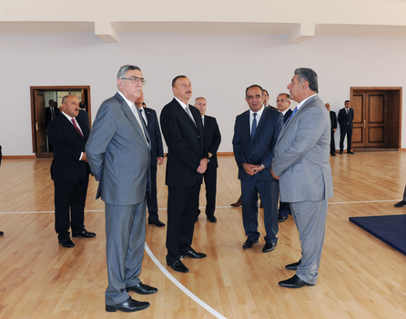 Azerbaijani President opens Gakh Olympic Sports Complex (PHOTO)