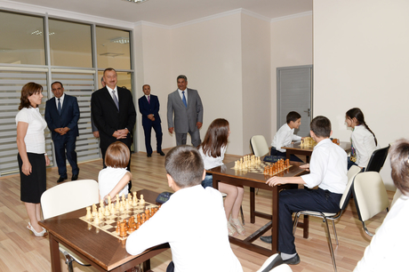 Azerbaijani President opens Gakh Olympic Sports Complex (PHOTO)