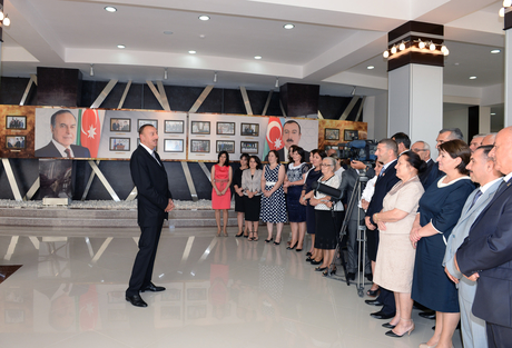 Azerbaijani President opens Gakh Olympic Sports Complex (PHOTO)