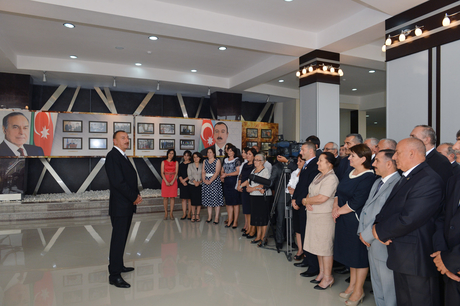 Azerbaijani President opens Gakh Olympic Sports Complex (PHOTO)