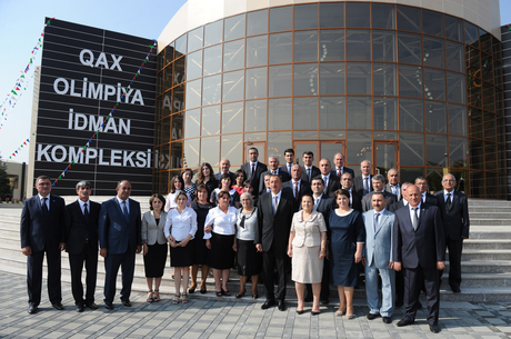 Azerbaijani President opens Gakh Olympic Sports Complex (PHOTO)