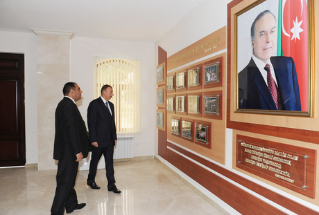 Azerbaijani President Ilham Aliyev attends opening of Balaken regional Culture Centre (PHOTO)