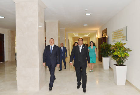 Azerbaijani President Ilham Aliyev attends opening of Balaken regional Culture Centre (PHOTO)