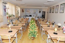 Azerbaijani President familiarizes with state of school in Baku’s Buzovna settlement after major overhaul, participates in opening of new academic building (PHOTO)