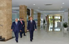 Azerbaijani President attends opening of Heydar Aliyev Center in Sabirabad District (PHOTO)