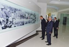 Azerbaijani President attends opening of Heydar Aliyev Center in Sabirabad District (PHOTO)