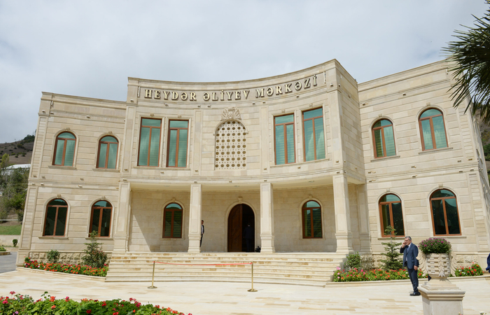 Heydar Aliyev Center opens in Yardimli District (PHOTO)