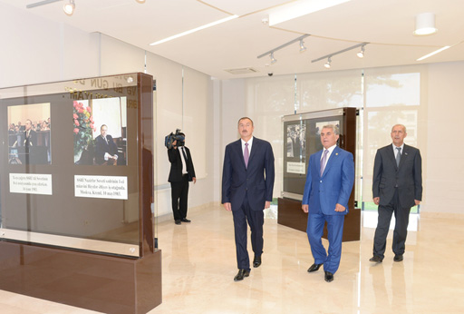 Azerbaijani President attends opening of Heydar Aliyev Center in Bilasuvar (PHOTO)