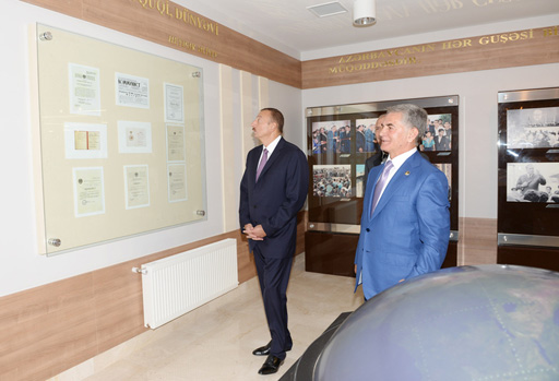 Azerbaijani President attends opening of Heydar Aliyev Center in Bilasuvar (PHOTO)