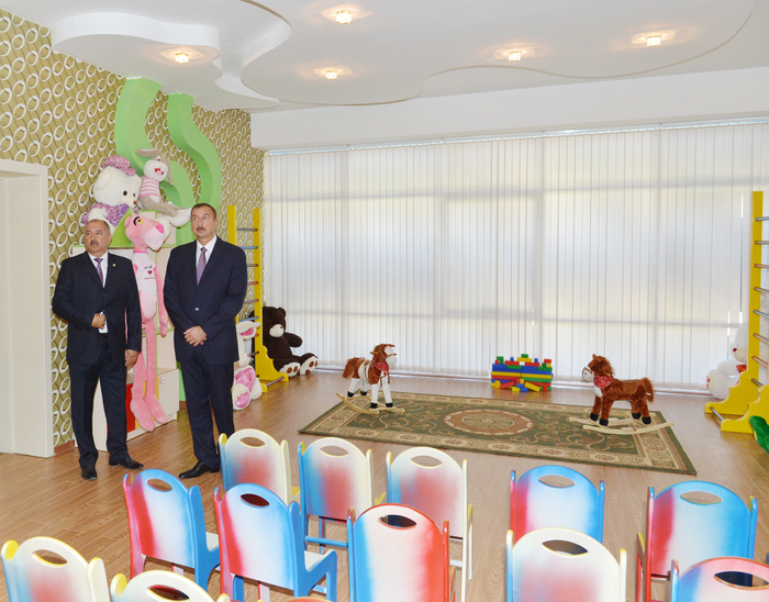 President Ilham Aliyev opens  “Fidan” orphanage-kindergarten in Jalilabad (PHOTO)