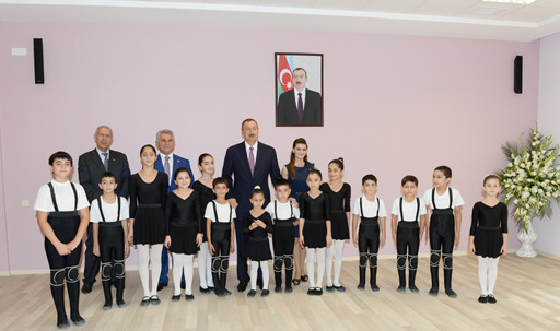 Azerbaijani President attends opening of Heydar Aliyev Center in Bilasuvar (PHOTO)