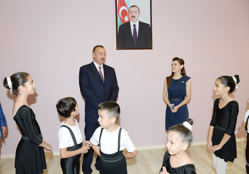 Azerbaijani President attends opening of Heydar Aliyev Center in Bilasuvar (PHOTO)