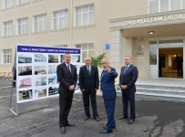 President Ilham Aliyev inspects two remodeled schools in Baku (PHOTO)