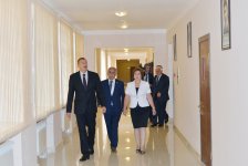 President Ilham Aliyev inspects two remodeled schools in Baku (PHOTO)