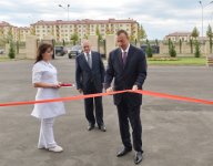 Azerbaijani President attends opening of Yevlakh City Central Hospital (PHOTO)