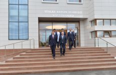 Azerbaijani President attends opening of Yevlakh City Central Hospital (PHOTO)