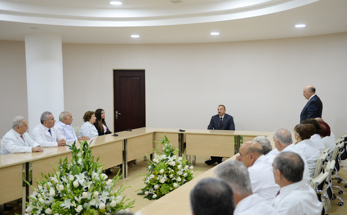 President Ilham Aliyev and his spouse attend opening of Training and Surgical Clinic of Azerbaijan Medical University (PHOTO)