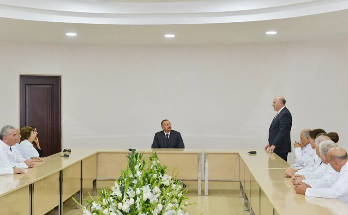 President Ilham Aliyev and his spouse attend opening of Training and Surgical Clinic of Azerbaijan Medical University (PHOTO)