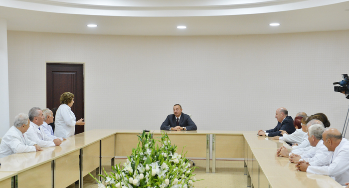 President Ilham Aliyev and his spouse attend opening of Training and Surgical Clinic of Azerbaijan Medical University (PHOTO)