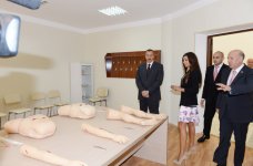 President Ilham Aliyev and his spouse attend opening of Training and Surgical Clinic of Azerbaijan Medical University (PHOTO)