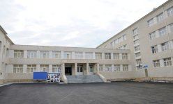 Azerbaijani President visits schools in Khatai district of Baku after overhaul (PHOTO)