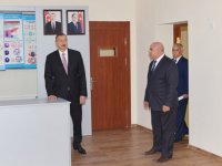 Azerbaijani President visits schools in Khatai district of Baku after overhaul (PHOTO)