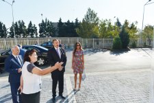 Azerbaijani President and his spouse inspect three remodeled schools in Baku (PHOTO)