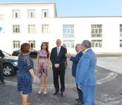 Azerbaijani President and his spouse inspect three remodeled schools in Baku (PHOTO)