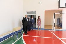 Azerbaijani President and his spouse inspect three remodeled schools in Baku (PHOTO)