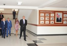 Azerbaijani President and his spouse inspect three remodeled schools in Baku (PHOTO)