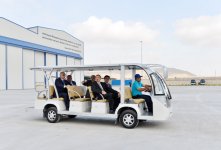 Azerbaijani President attends opening of shipyard in Baku (PHOTO)