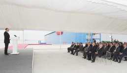 Azerbaijani President attends opening of shipyard in Baku (PHOTO)