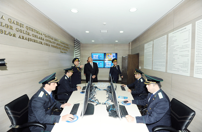 Azerbaijani President attends opening of new building of Anti-Corruption Department under Prosecutor General (PHOTO)