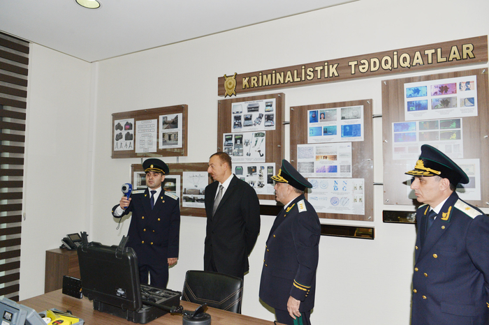 Azerbaijani President attends opening of new building of Anti-Corruption Department under Prosecutor General (PHOTO)