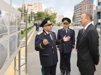 Azerbaijani President attends opening of new building of Anti-Corruption Department under Prosecutor General (PHOTO)